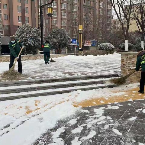 【临潼住建】你们辛勤扫雪的身影才是最美的雪景