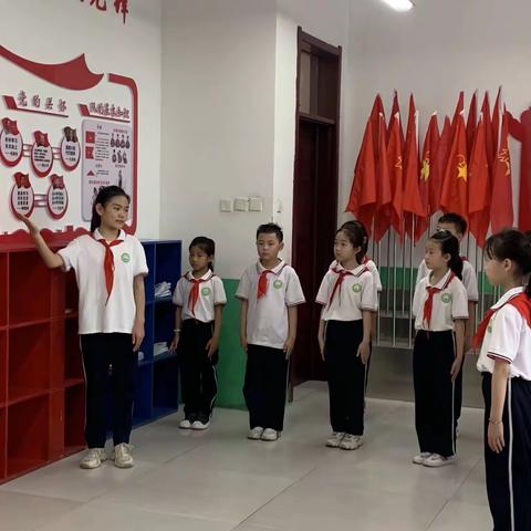 大名县台臣小学组织少先队员开展“喜迎二十大 欢度国庆节”系列主题活动