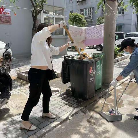 苹果园街道苹中社区5月26日创文动态