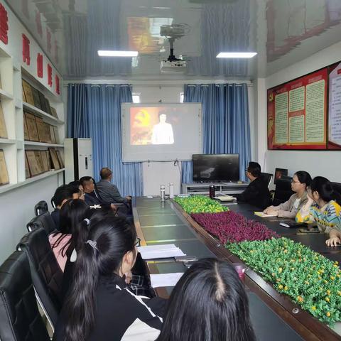 九江市柴桑区涌泉乡小学党支部组织党史学习主题党日活动