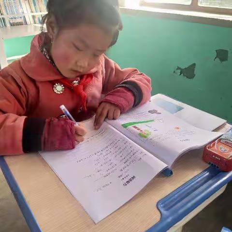 马峡赵庄小学三年级午读时光