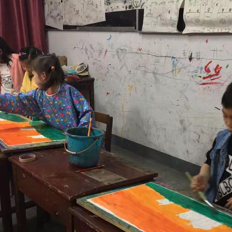 七彩画室七彩人生2018上半学期色彩班学生作品展示