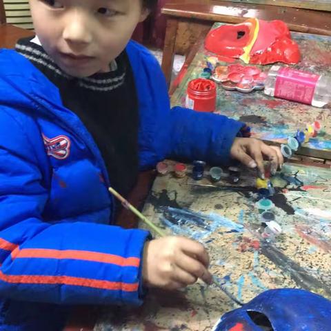 七彩画室七彩人生2017年下半年油画棒班学生作品展示