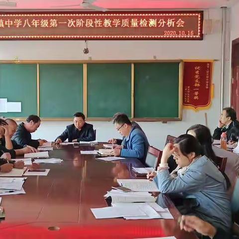 丰收十月话“硕果”——八年级月考分析会