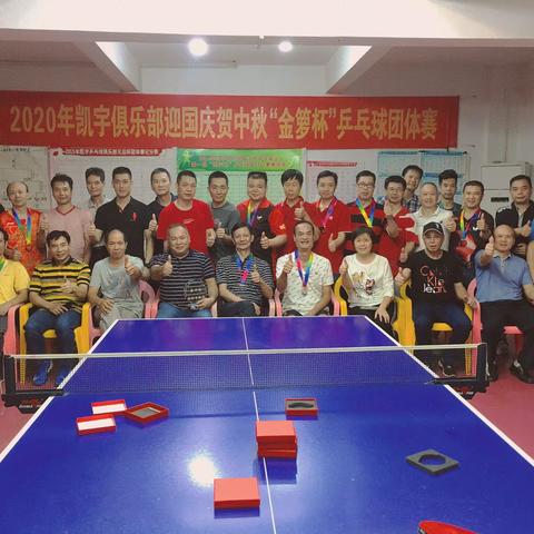 凯宇乒乓球俱乐部国庆，中秋团体赛完满结束