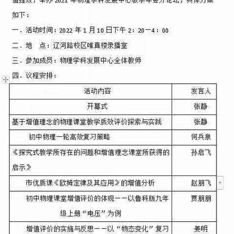 “双减”聚焦提质增效，“增值”引领学科发展——记东营市实验中学教学年会物理学科发展中心分论坛