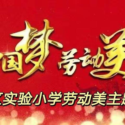 郧阳区实验小学“劳动最快乐”劳动美主题教育实践活动美篇展示