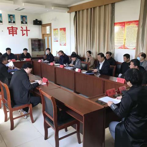 市审计局党组成员、副局长李文灿等一行四人深入永年区调研指导工作