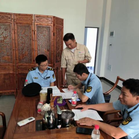 东方市综合行政执法局开展企业主要负责人主要五项重点任务落实专项检查工作