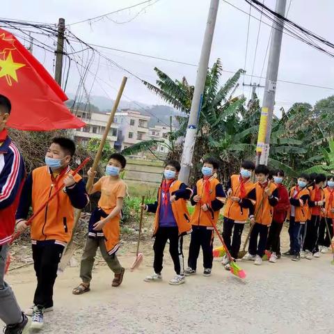 【学雷锋，感党恩】北市镇宏福小学开展学雷锋环境卫生整治志愿服务活动