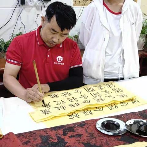 吴小龙书画苑毛笔提高班课堂掠影