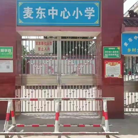 麦东中心小学组织宣传“2021护苗活动”