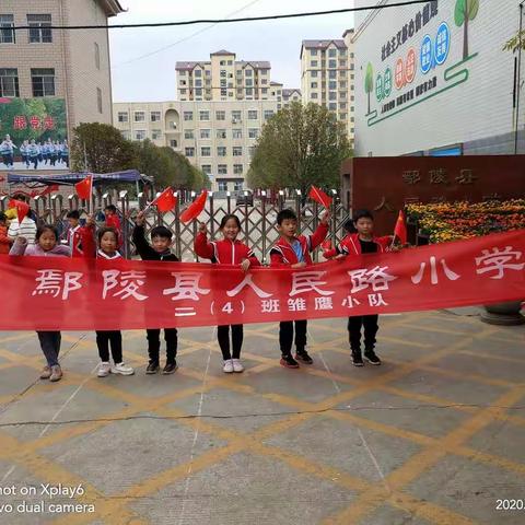 人民路小学雏鹰小队体验种植乐趣