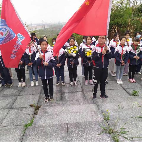 港口中心小学清明祭扫活动