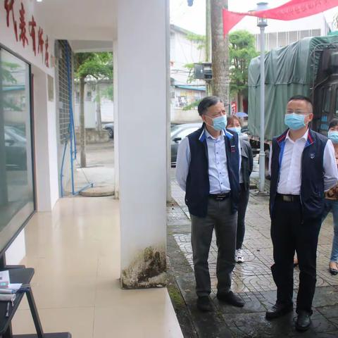 县人大常委会主任孙泽文一行到中兴调研人大联络室建设情况