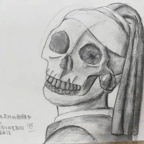 手掌树童画馆创意素描展