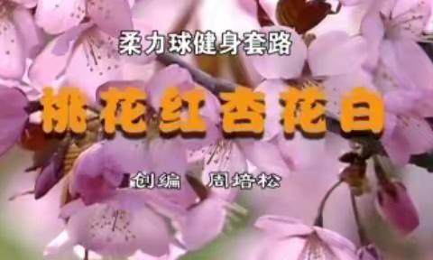 柔力球健身套路《桃花红杏花白》