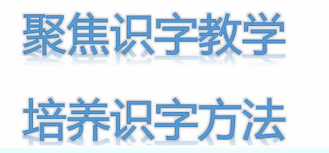 聚焦识字教学 培养识字方法——乌鲁木齐市第133小学(80小喀什东路校区）四校联动语文专场