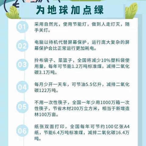 绿色低碳，节能先行——银川一幼教育集团领世湖城幼儿园节能宣传周倡议书及主题活动