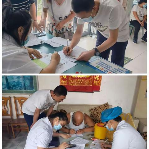 中青班桑梓店街道办事处疫苗接种工作组情况汇报（二）