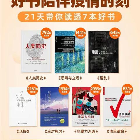 致“21天读出生产力”书友们的一封信