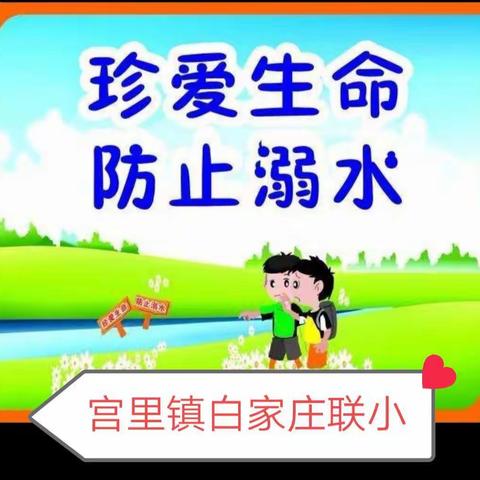 珍爱生命，预防溺水——宫里镇白家庄联办小学防溺水主题教育活动