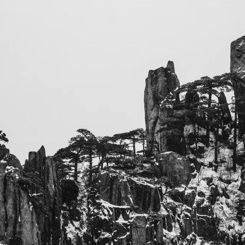 黄山美景（2）：水墨