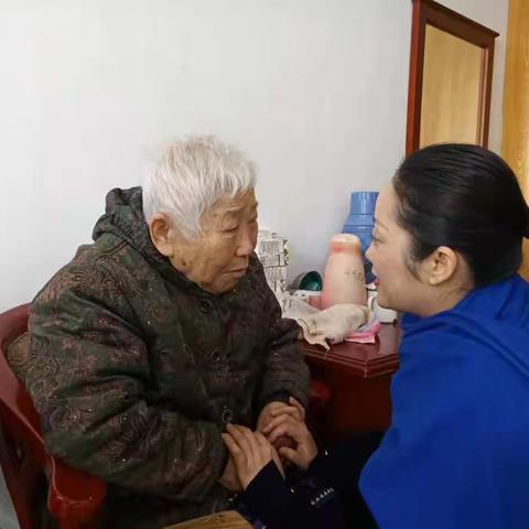 岁寒慰问  新春送暖 ——走访慰问老教师