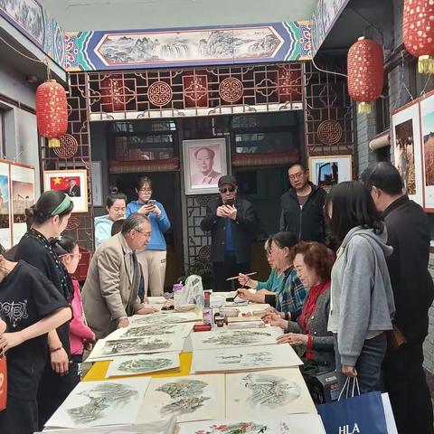 【墨缘快讯5】墨缘情书画社走进古村大阳泉