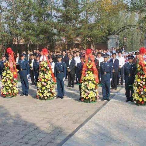 富家小学参加宁城县烈士纪念日公祭活动