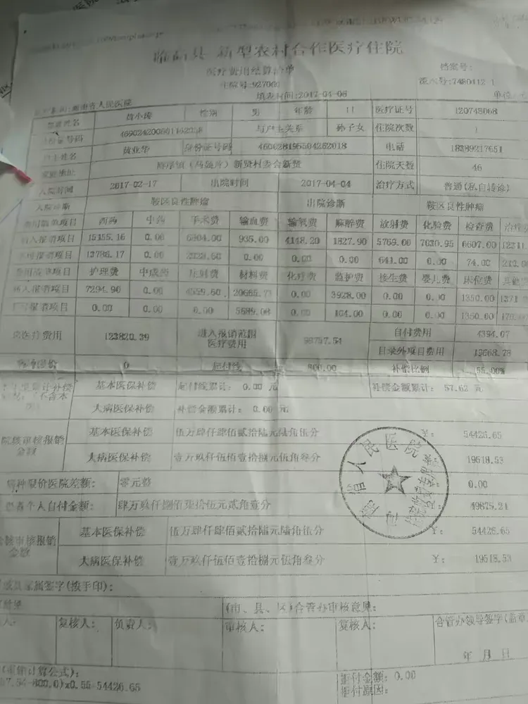 2018年4月20日，新贤村委会低保核查
