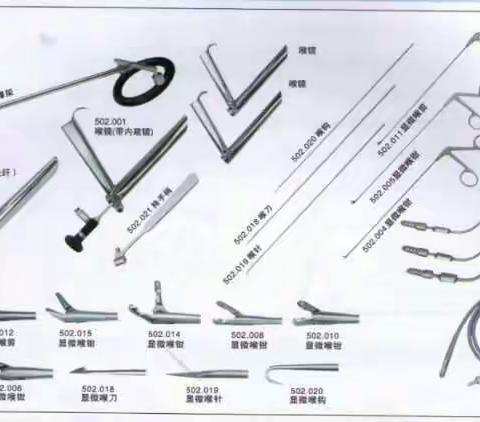 手术室器械:支撑喉镜