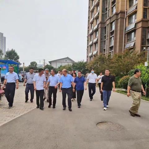 市住建局绿色社区评价工作组莅临全福街道清河新居社区进行绿色社区创建工作检查