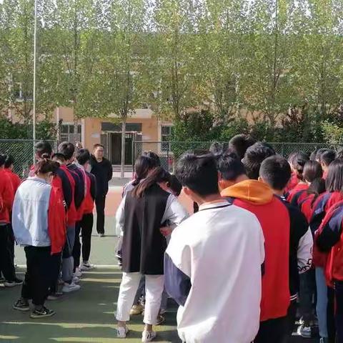 孙堡营中学奋战中考之严查大会