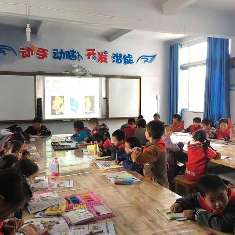 大同镇小学校周四课辅活动