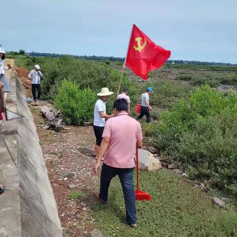 南堂村乡村振兴中队开展人居环境整治活动