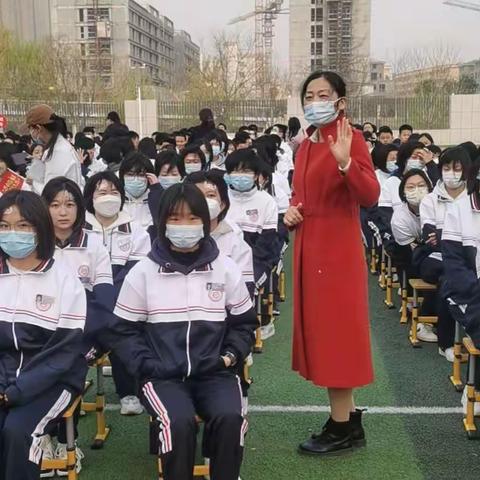 芳华待灼·砥砺深耕·履践致远—牡丹区22中学初三40班百日誓师大会