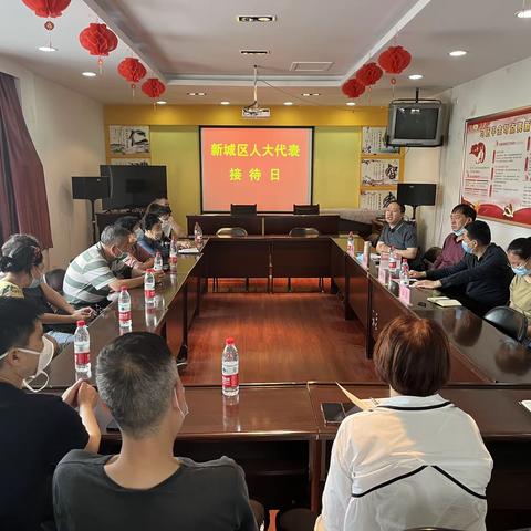 人大中山门街道工委开展代表接待日活动