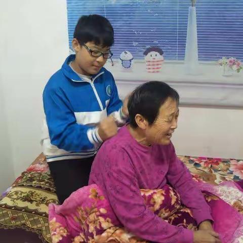 九5班同学重阳节活动