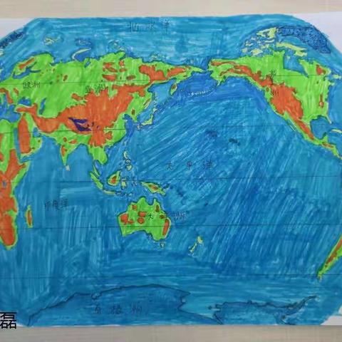 图文天下，青春展风采——七年地理项目式活动
