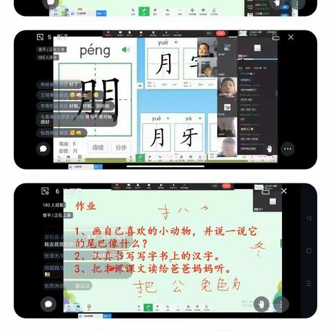 线上教学绽放精彩——一年级B段