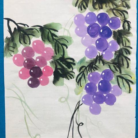 大南国画班第九课（5.7）——《葡萄》