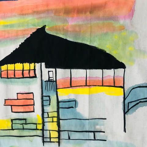 大南路小学国画班第三课（小练笔）