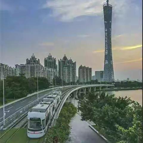 在广州体验有轨电车