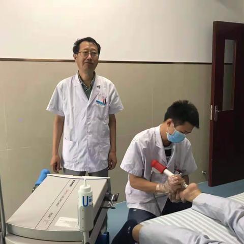 庐江县中医院针灸康复科邢燕彬主任来我科指导学习交流