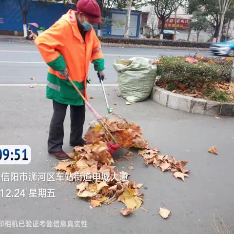 【城市管理人居环境整治.浉河区在行动】12月24日工作情况汇报