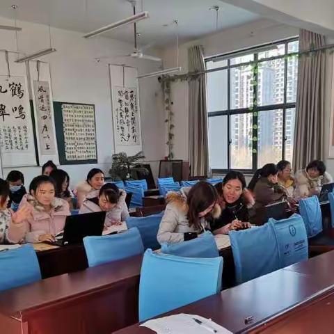 严严寒日冬，浓浓教研情——记濮阳县第四初级中学小学语文教研
