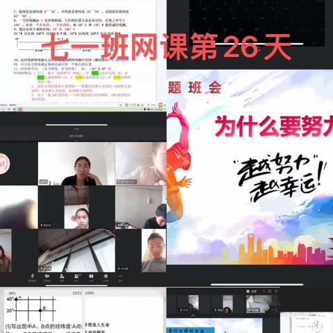 积力所举无不胜 众智所为无不成——古中七年级组第六周网课纪实