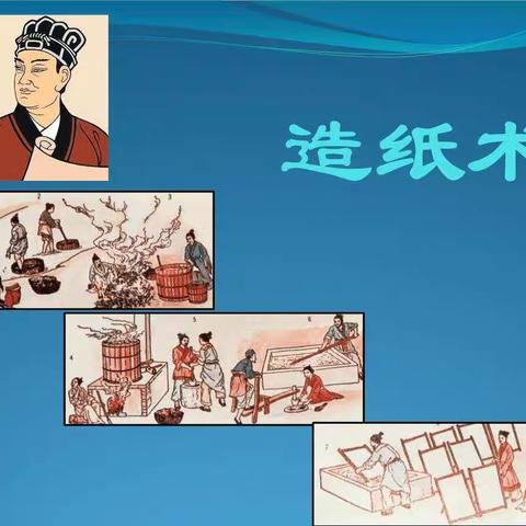 尚庄幼儿园大班组——探索中国古代四大发明之《造纸术》