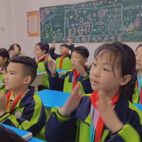 庆女神之节、颂巾帼风采——育华园学校三年级“三八”妇女节活动纪实
